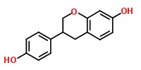 2H-1-Benzopyran-7-ol, 3,4-dihydro-3-(4-hydroxyphenyl)-, (3R)-